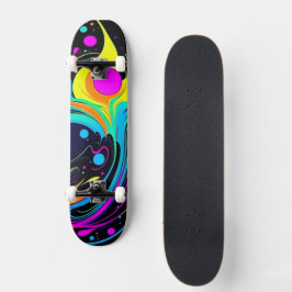 Skateboard Patinage coloré