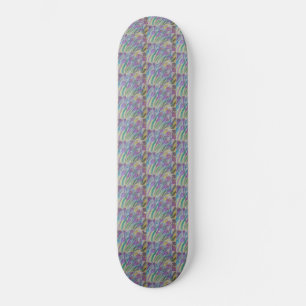 Skateboard Patinage Crocus de printemps Abstrait