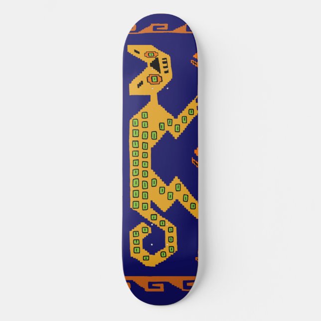 Skateboard Patinage de chat Tribal Inca au Pérou - Chat Triba (Recto)