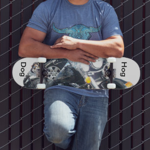 Skateboard Patinage de chien de porc