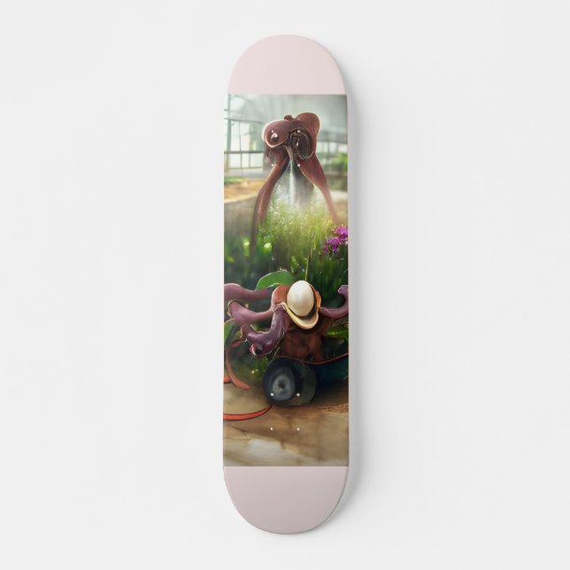 Skateboard Patinage de jardin d'Octopus (Devant)