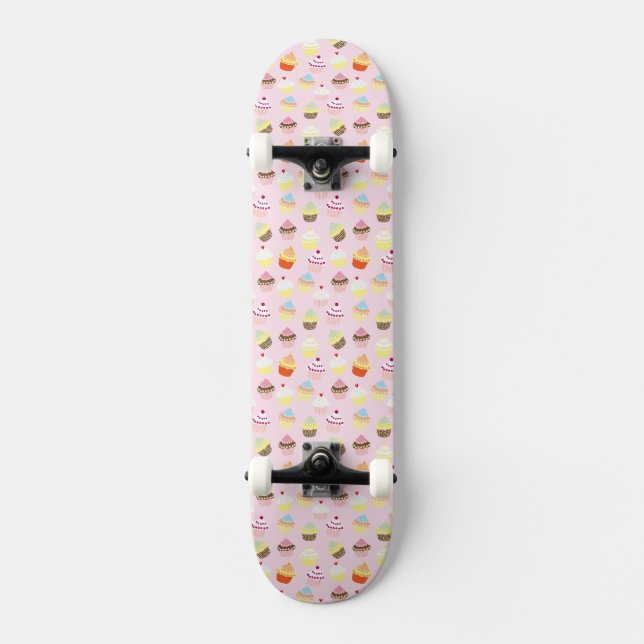 Skateboard Patinage de la fête Cupcake (Recto)