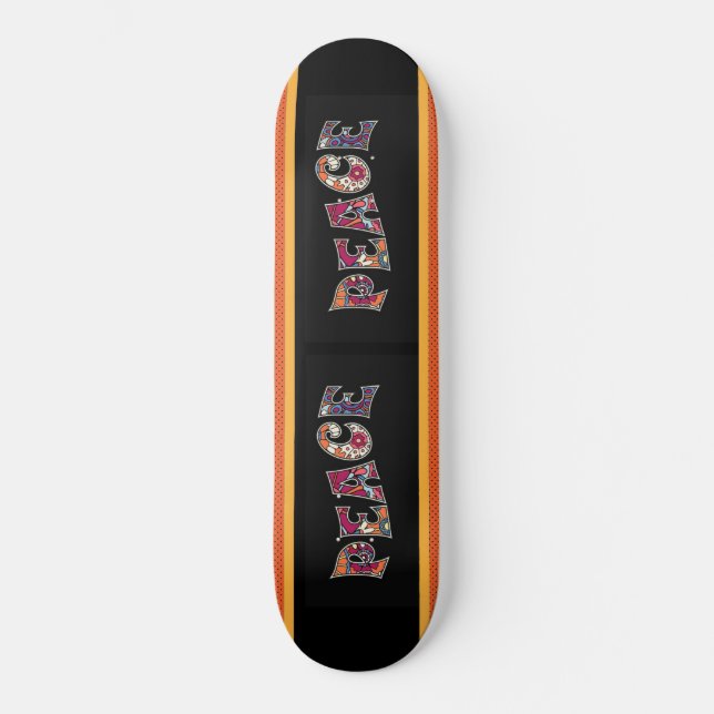 Skateboard Patinage de la paix (Recto)