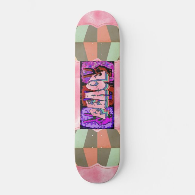 Skateboard Patinage de la paix (Recto)