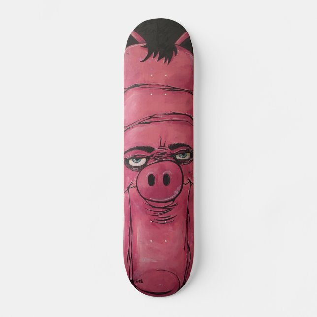 Skateboard Patinage de porc (Recto)