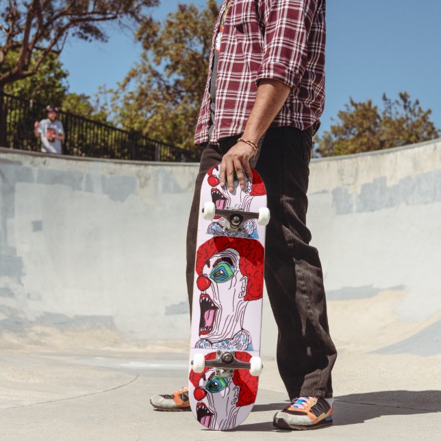 Skateboard Patinage DERANGED CLOWN (Extérieur 2)