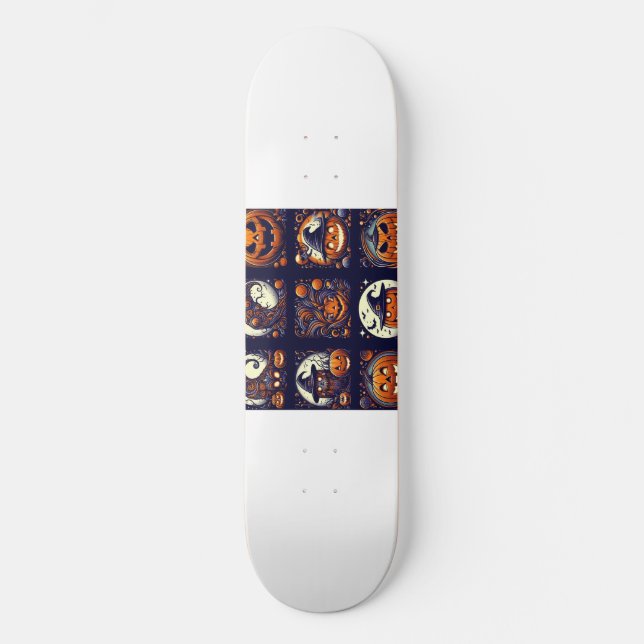 Skateboard Patinage d'Halloween (Recto)
