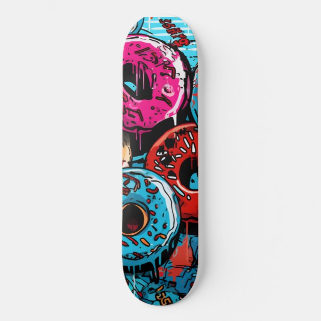 Skateboard Patinage Donuts Par Claire Firley (Recto)