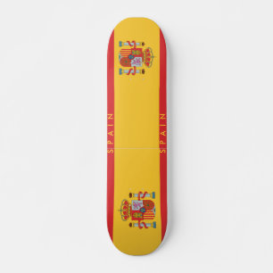 Skateboard Patinage drapeau espagnol