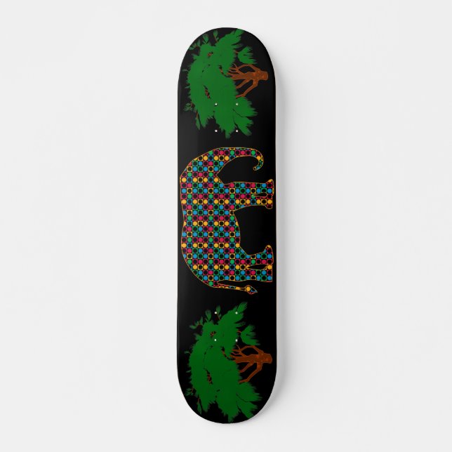 Skateboard Patinage éléphant (Devant)