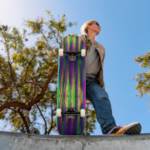 Skateboard Patinage en bande fondue Neon
