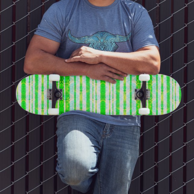 Skateboard Patinage en bande verte de chaux (Extérieur 3)