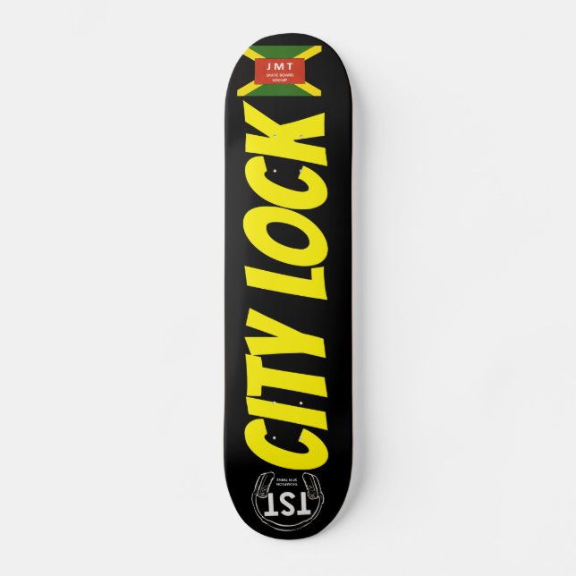 Skateboard Patinage en boucle de la ville (Recto)
