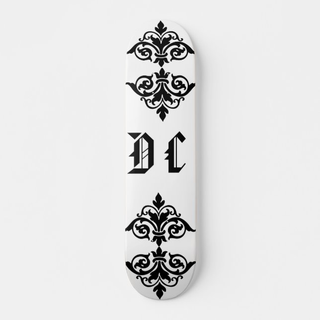 Skateboard Patinage en continu monogramme (Devant)