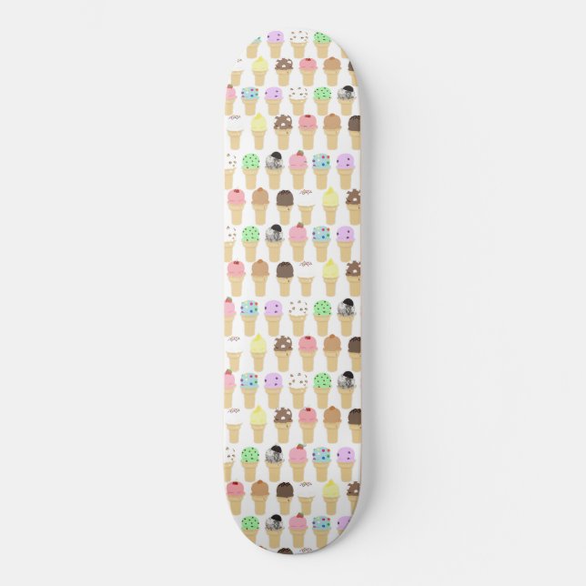 Skateboard Patinage en crème glacée, Yummy (Recto)