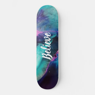 Skateboard Patinage en croix Abstraite de Mermaid