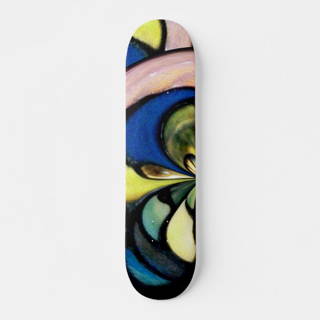 Skateboard Patinage en flux de Tiffany (Devant)
