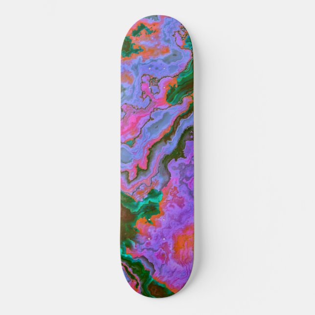Skateboard Patinage en marbre aigre (Recto)