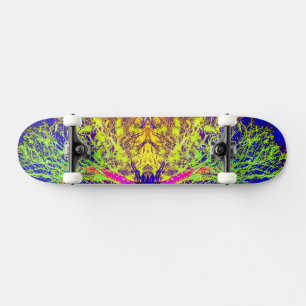 Skateboard Patinage en néon à branche fondue