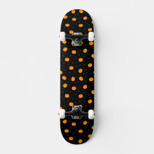 Skateboard Patinage en pluie citrouille