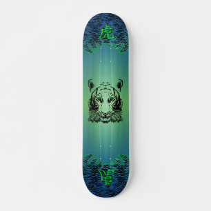 Skateboard Patinage en Tigre Aquatique