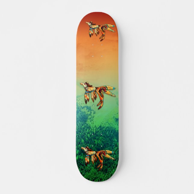 Skateboard Patinage en vol (Devant)