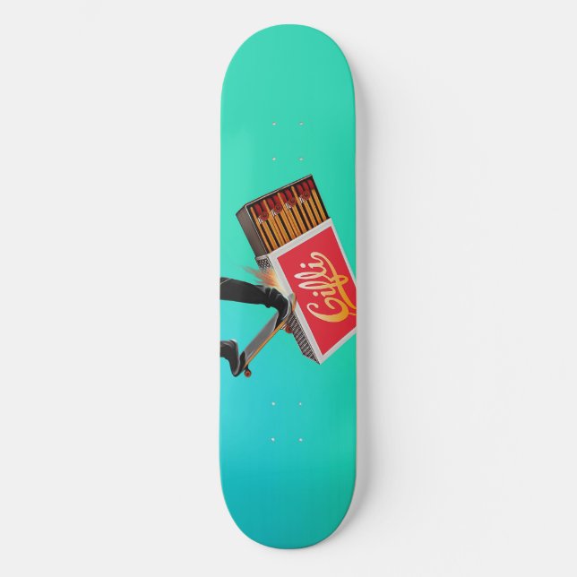 Skateboard Patinage et lame (Recto)