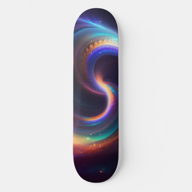 Skateboard Patinage Galaxy (Recto)