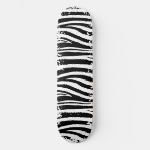 Skateboard Patinage Grunge Zebra