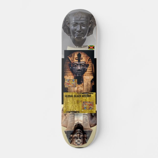 Skateboard Patinage HISTORIQUE GLOBALE NOIR (Recto)