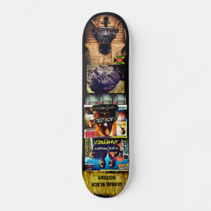 Skateboard Patinage HISTORIQUE GLOBALE NOIR