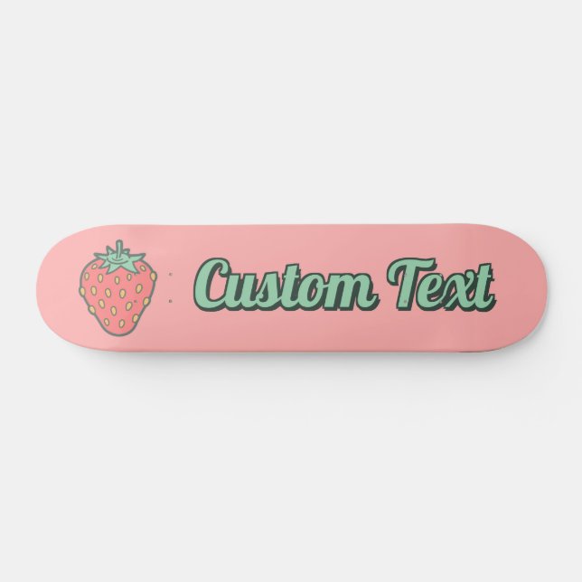 Skateboard Patinage Icône fraise (Horz)