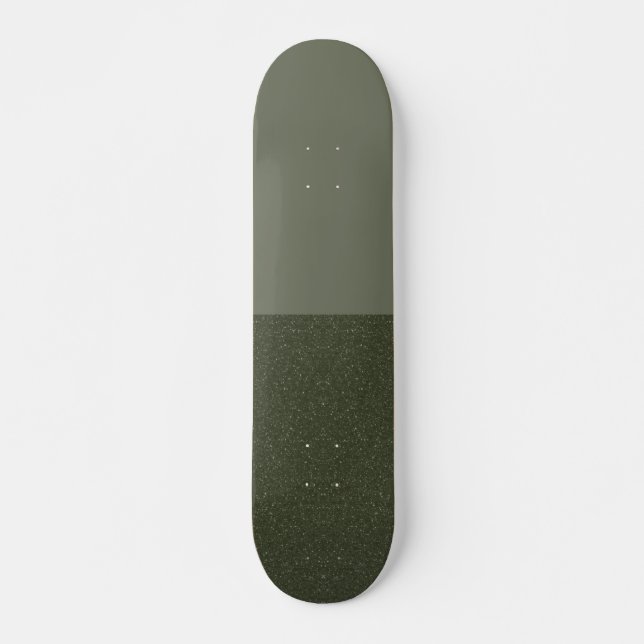 Skateboard Patinage Moss Green à double finition - Personnali (Devant)