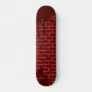 Skateboard Patinage mural en briques sanglantes