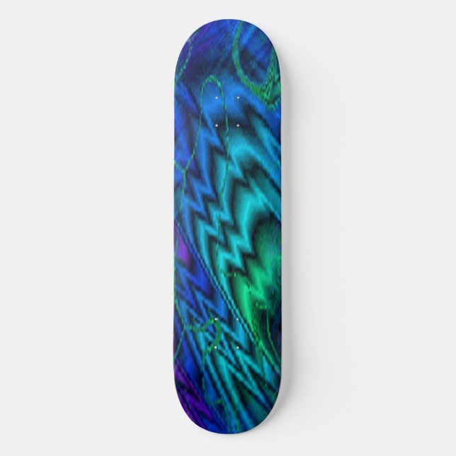Skateboard Patinage Northern Lights (Recto)