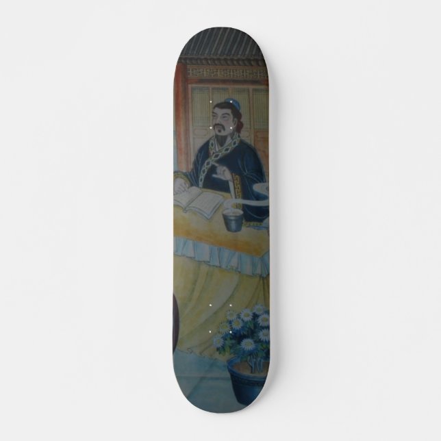 Skateboard Patinage peinture murale chinoise (Devant)