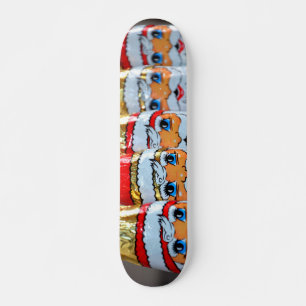 Skateboard Patinage Père Noël Enveloppé Patinage