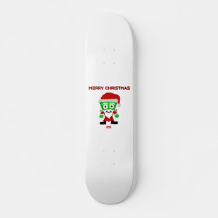 Skateboard Patinage Père Noël FrankenCheese