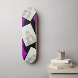 Skateboard Patinage photo noir violet