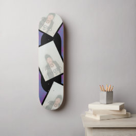 Skateboard Patinage photo violet rose noir