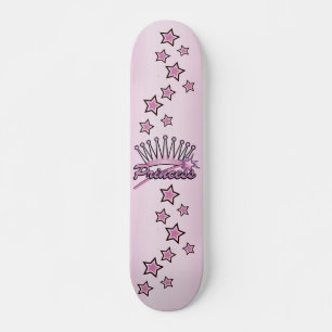 Skateboard Patinage Princess Crown