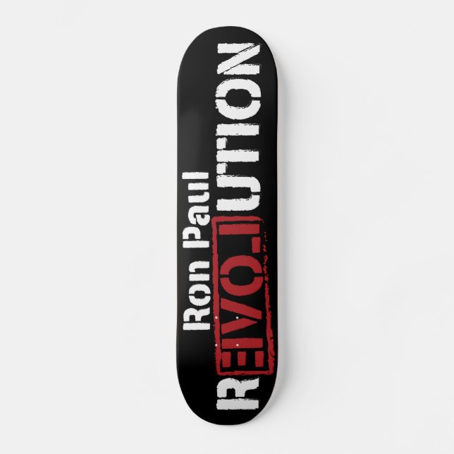 Skateboard Patinage Ron Paul Revolution (Recto)