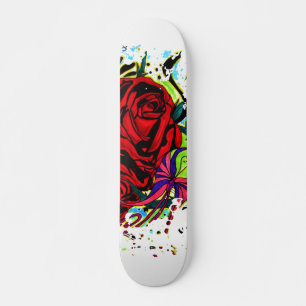 Skateboard Patinage rose