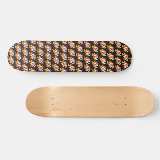 Skateboard Patinage Scovillelicic Fire Head (Horz)