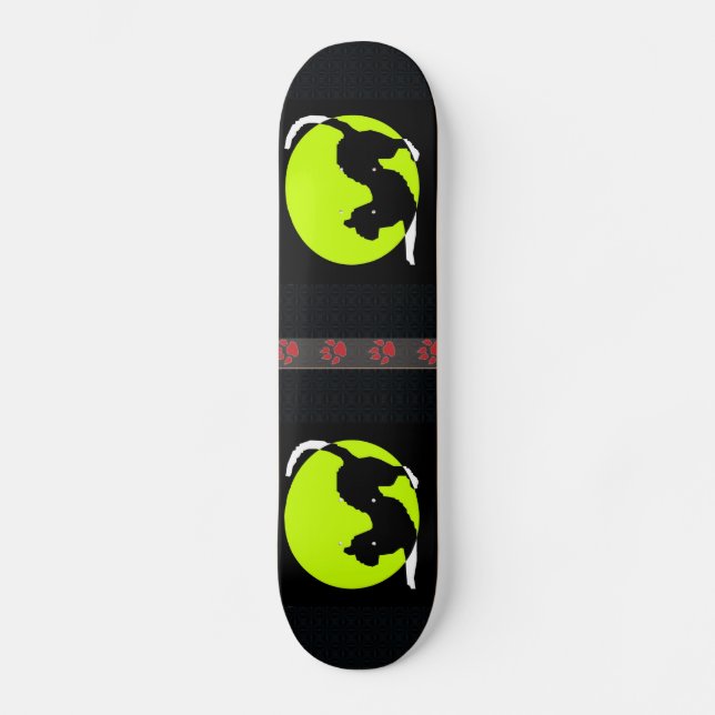 Skateboard Patinage Silhouette (Recto)
