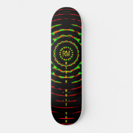 Skateboard Patinage soleil de trou noir