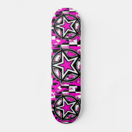 Skateboard Patinage Stars Emo rose par Bradley Boness