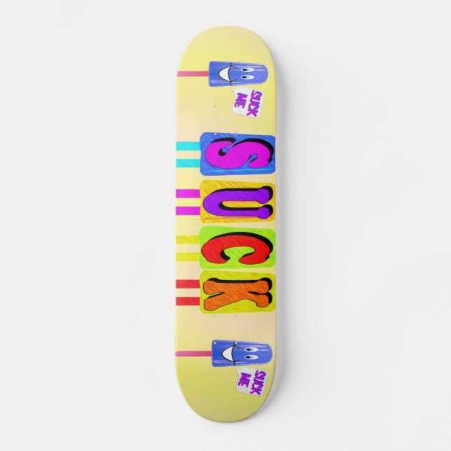 Skateboard Patinage Suck Icepops (Recto)