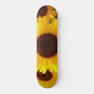 Skateboard Patinage Sunflower