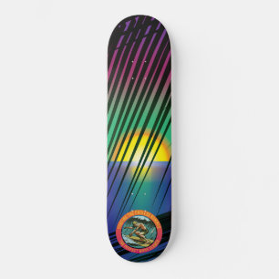 Skateboard Patinage Sunset Palm